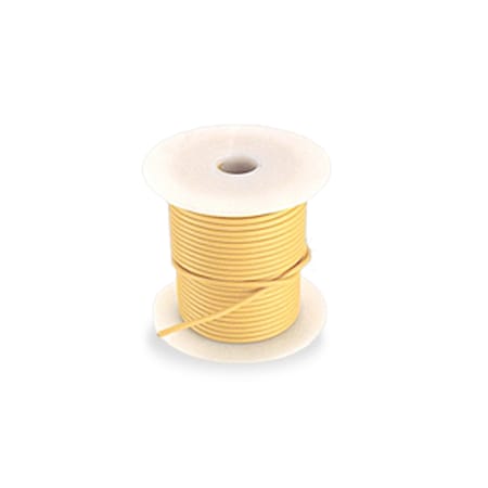 Velvac Primary Wire, GPT, 16 AWG, Copper, Yellow, PVC Jacket, Stranded 051125